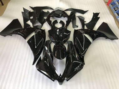 Noir Brillant Carénage Yamaha R1 2012-2014