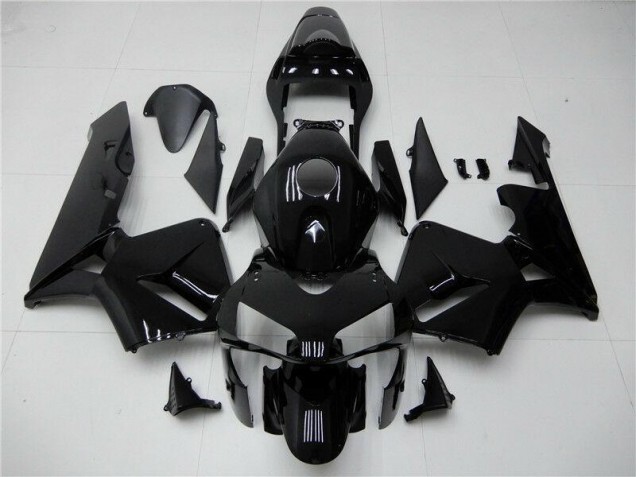 Noir Brillant Carénages Honda CBR 600 RR 2003-2004 Noir Brillant Carénages Honda CBR 600 RR 2003-2004