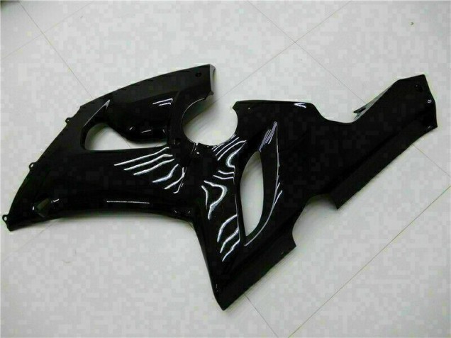 Noir Brillant Carénages Kawasaki ZX6R 2005-2006 Noir Brillant Carénages Kawasaki ZX6R 2005-2006