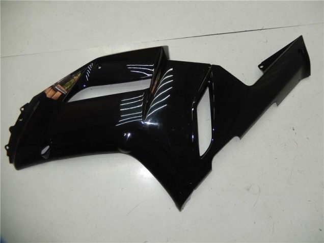 Noir Brillant Carénages Kawasaki ZX6R 2007-2008 Noir Brillant Carénages Kawasaki ZX6R 2007-2008
