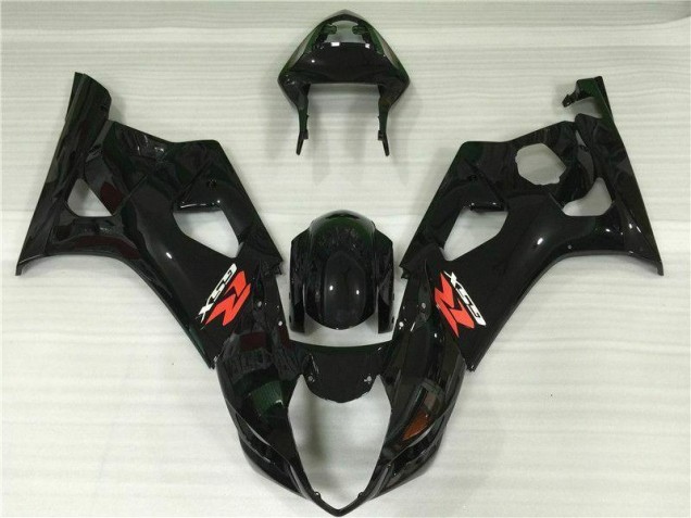 Noir Brillant Carrosserie Suzuki GSXR 1000 K3 2003-2004 Noir Brillant Carrosserie Suzuki GSXR 1000 K3 2003-2004