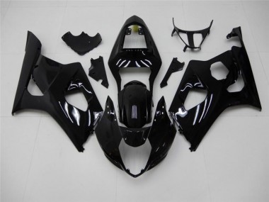 Noir Brillant Kit Carénages Complet Suzuki GSXR 1000 K3 2003-2004