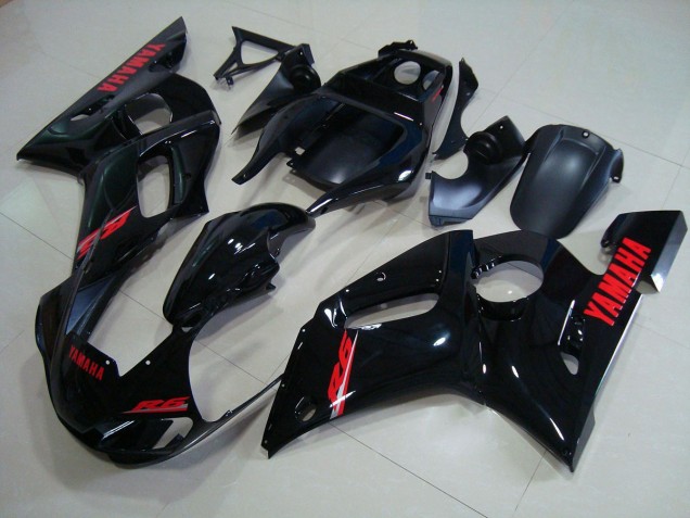Noir Brillant Rouge Décalque Carénages Yamaha R6 1998-2002 Noir Brillant Rouge Décalque Carénages Yamaha R6 1998-2002