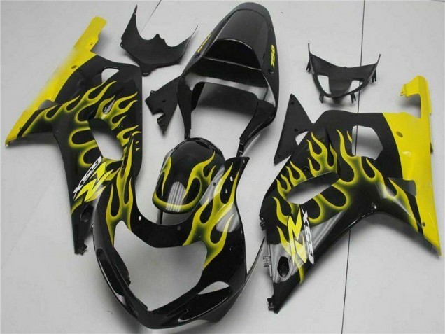 Noir Carénage Suzuki GSXR 600 / 750 K1 K2 K3 2001-2003 Noir Carénage Suzuki GSXR 600 / 750 K1 K2 K3 2001-2003