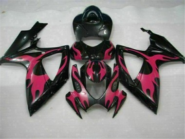 Noir Carénage Suzuki GSXR 600 / 750 K6 2006-2007