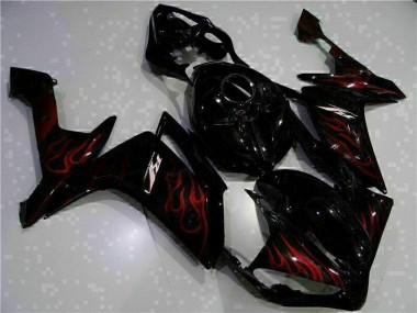 Noir Carénage Yamaha R1 2007-2008