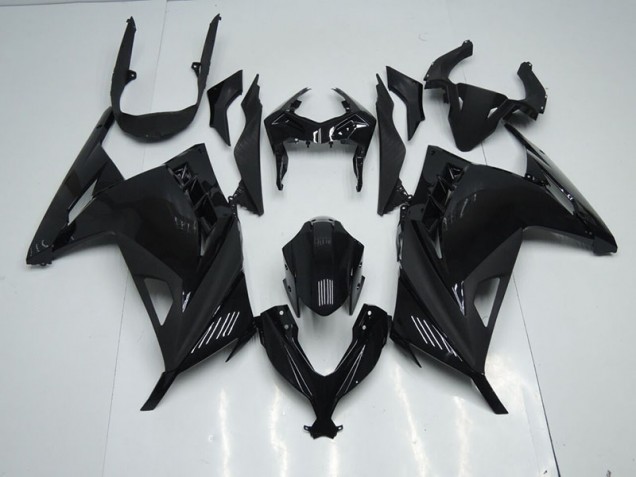 Noir Carénages Kawasaki ZX 300R 2013-2016 Noir Carénages Kawasaki ZX 300R 2013-2016