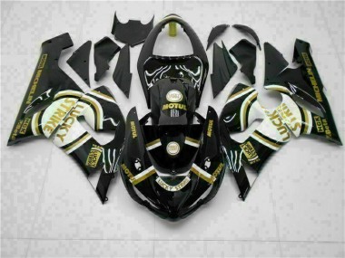Noir Carénages Kawasaki ZX6R 2005-2006