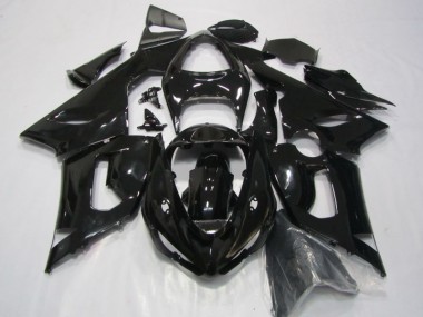 Noir Carrosserie Kawasaki ZX6R 2005-2006