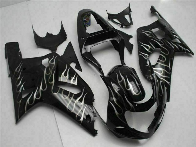 Noir Carrosserie Suzuki GSXR 600 / 750 K1 K2 K3 2001-2003 Noir Carrosserie Suzuki GSXR 600 / 750 K1 K2 K3 2001-2003