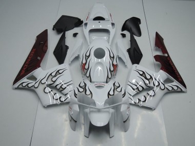 Noir Flamme Carénage Honda CBR 600 RR 2005-2006