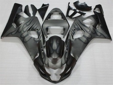 Noir Gris Carénage Suzuki GSXR 600 / 750 K4 2004-2005