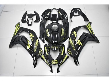 Noir Jaune Courses Ninja Carénage Kawasaki ZX10R 2016-2019