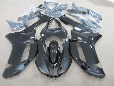 Noir Kit Carénages Complet Kawasaki ZX6R 2007-2008