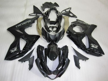 Noir Kit Carénages Complet Suzuki GSXR 1000 K9 2009-2016