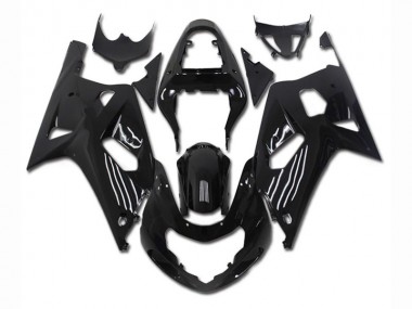 Noir Kit Carénages Complet Suzuki GSXR 600 / 750 K1 K2 K3 2001-2003