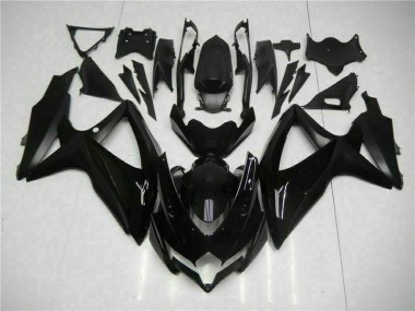 Noir Kit Carénages Complet Suzuki GSXR 600 / 750 K8 2008-2010