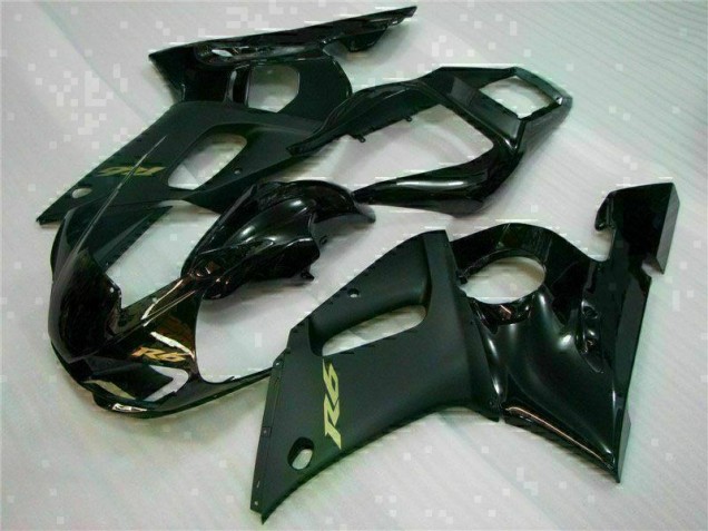 Noir Kit Carénages Complet Yamaha R6 1998-2002 Noir Kit Carénages Complet Yamaha R6 1998-2002