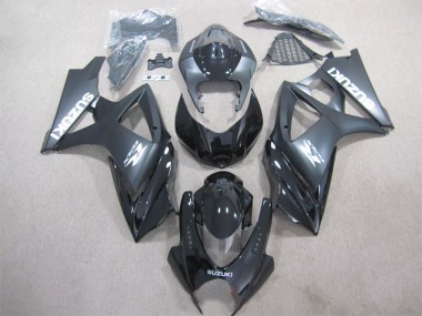 Noir Kit Carénages Suzuki GSXR 1000 K7 2007-2008