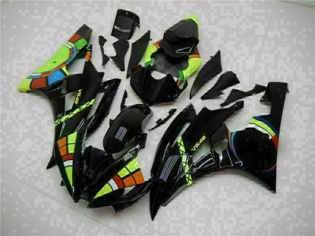 Noir Kit Carénages Yamaha R6 2006-2007 Noir Kit Carénages Yamaha R6 2006-2007