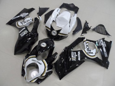 Noir Lucky Strike Carénage Suzuki GSXR 1000 K7 2007-2008