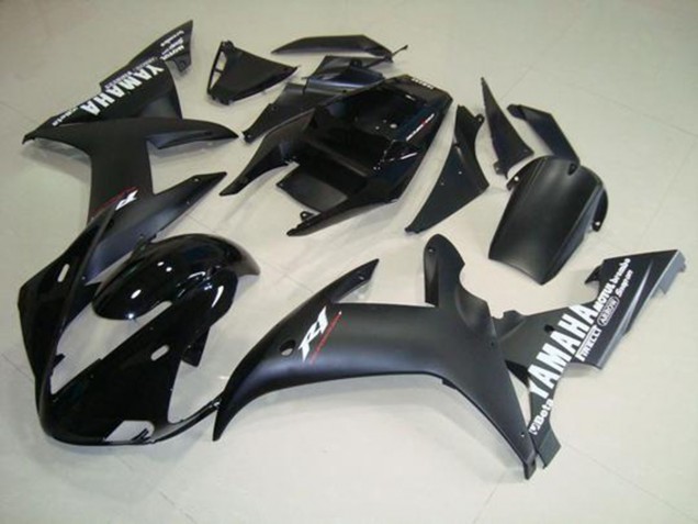 Noir Mat Blanc Carénage Yamaha R1 2002-2003