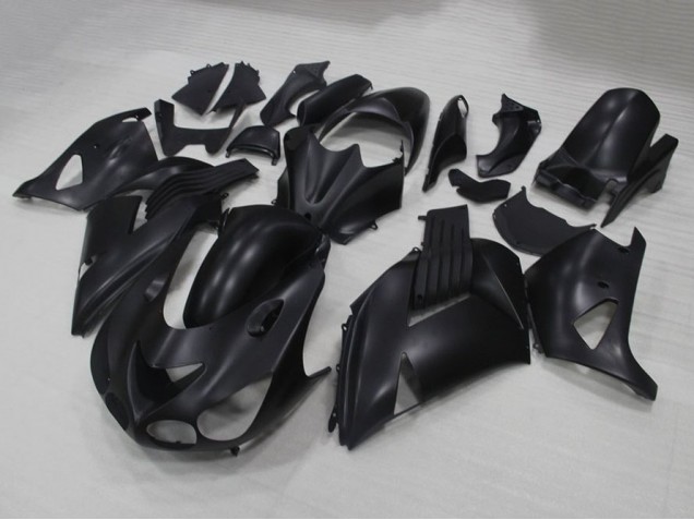 Noir Mat Carénage Kawasaki ZX14R ZZR 1400 2006-2011 Noir Mat Carénage Kawasaki ZX14R ZZR 1400 2006-2011