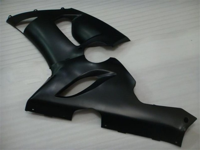Noir Mat Carénage Kawasaki ZX6R 2005-2006 Noir Mat Carénage Kawasaki ZX6R 2005-2006
