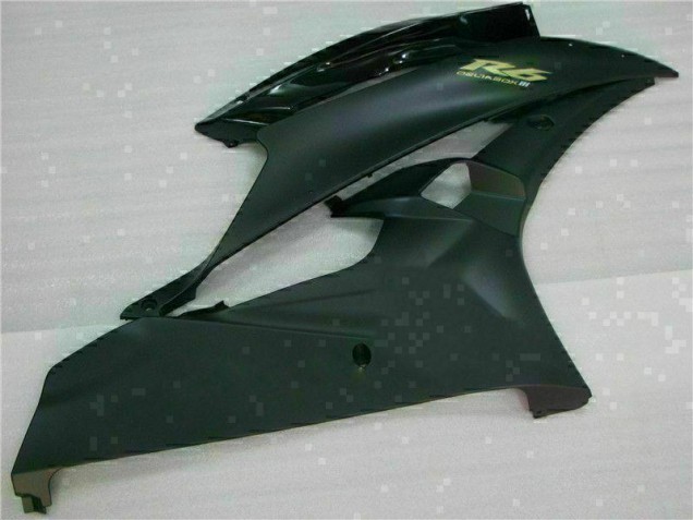 Noir Mat Carénage Yamaha R6 2006-2007 Noir Mat Carénage Yamaha R6 2006-2007