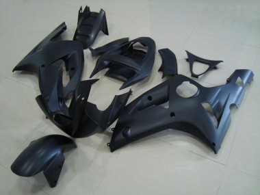 Noir Mat Carénages Kawasaki ZX6R 2003-2004