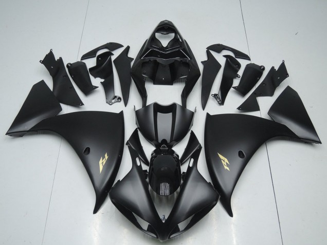 Noir Mat Décalque Carénage Yamaha R1 2012-2014 Noir Mat Décalque Carénage Yamaha R1 2012-2014