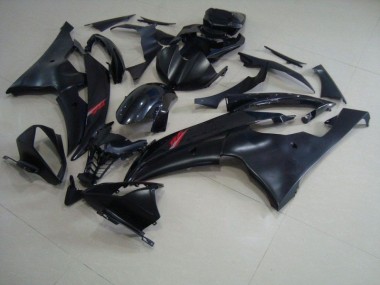 Noir Mat Noir Brillant Carénage Yamaha R6 2008-2016