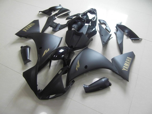 Noir Mat Or Décalque Carénage Yamaha R1 2009-2011