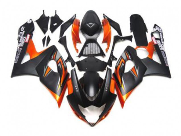 Noir Orange Carénage Suzuki GSXR 1000 K5 2005-2006 Noir Orange Carénage Suzuki GSXR 1000 K5 2005-2006
