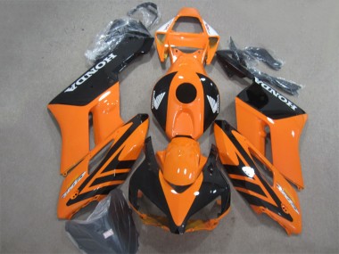 Noir Orange Carénages Honda CBR 1000 RR 2004-2005