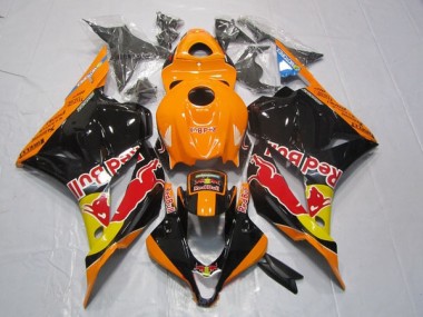Noir Orange Red Bull Carénages Honda CBR 600 RR 2009-2012