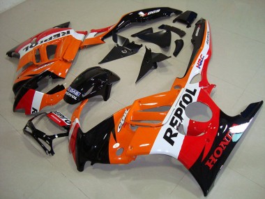 Noir Orange Repsol Carénages Honda CBR 600 F3 1995-1998
