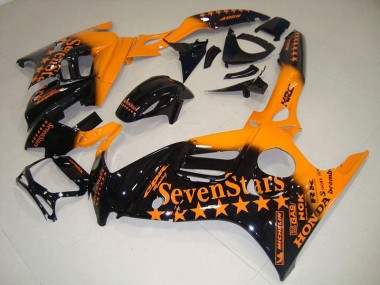 Noir Orange SevenStars Carénage Honda CBR 600 F3 1995-1998