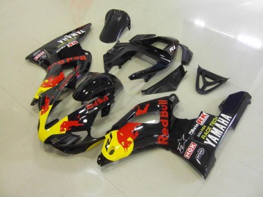 Noir Red Bull Carénage Yamaha R1 2000-2001