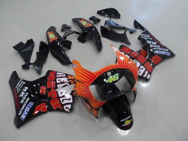 Noir Rossi Carénage Honda CBR 900 RR 919 1998-1999