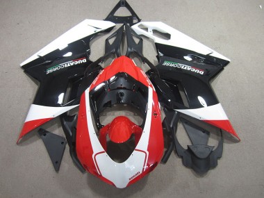 Noir Rouge Blanc Carénage Ducati 848 2007-2014