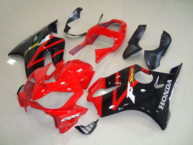 Noir Rouge Carénage Honda CBR 600 F4i 2001-2003 Noir Rouge Carénage Honda CBR 600 F4i 2001-2003