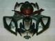 Noir Rouge Carénage Suzuki GSXR 600 / 750 K6 2006-2007