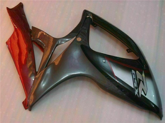 Noir Rouge Carénage Suzuki GSXR 600 / 750 K6 2006-2007
