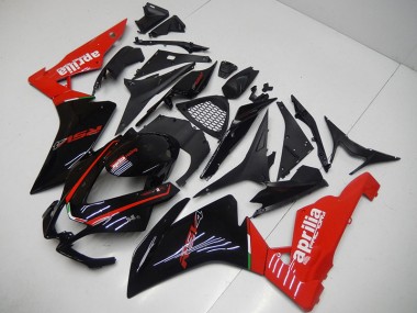 Noir Rouge Carénages Aprilia RSV4 2009-2015