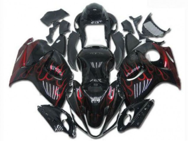 Noir Rouge Carénages & Carrosserie Suzuki GSXR 1300 Hayabusa 2008-2019 Noir Rouge Carénages & Carrosserie Suzuki GSXR 1300 Hayabusa 2008-2019