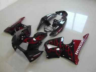 Noir Rouge Carénages Honda CBR 900 RR 919 1998-1999