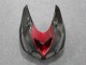 Noir Rouge Carénages Kawasaki ZX14R ZZR 1400 2006-2011 Noir Rouge Carénages Kawasaki ZX14R ZZR 1400 2006-2011