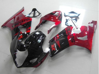 Noir Rouge Carénages Suzuki GSXR 1000 K3 2003-2004