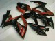 Noir Rouge Carénages Suzuki GSXR 600 / 750 K6 2006-2007 Noir Rouge Carénages Suzuki GSXR 600 / 750 K6 2006-2007